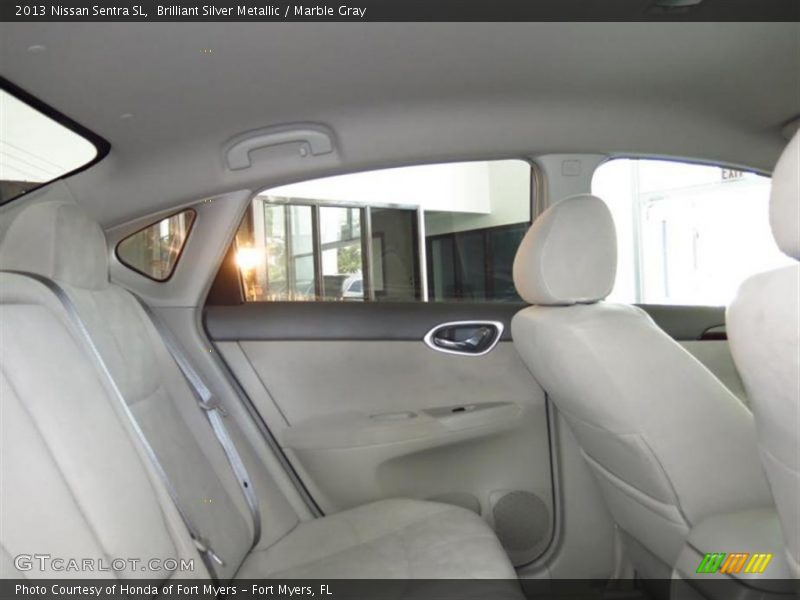Brilliant Silver Metallic / Marble Gray 2013 Nissan Sentra SL