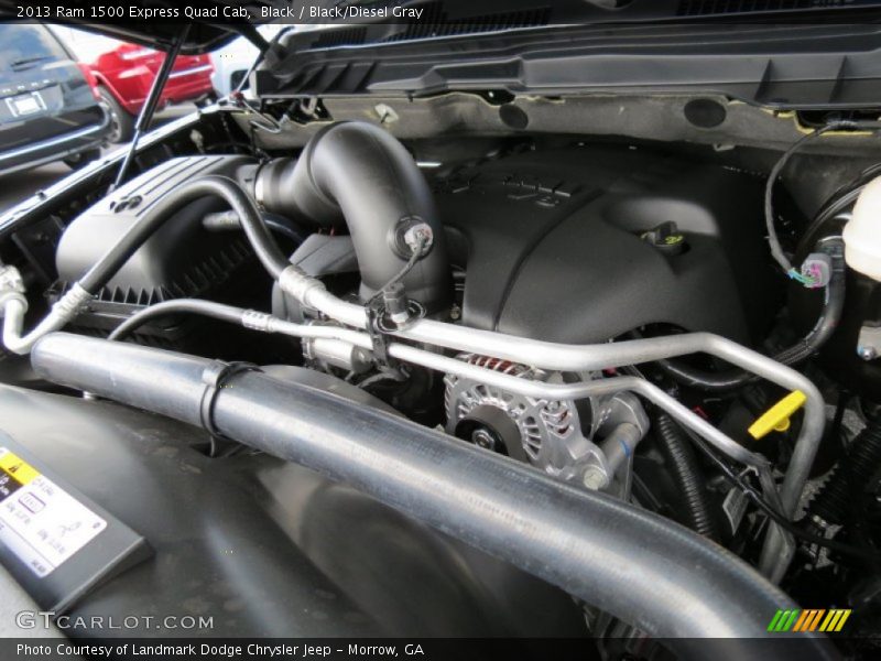 Black / Black/Diesel Gray 2013 Ram 1500 Express Quad Cab