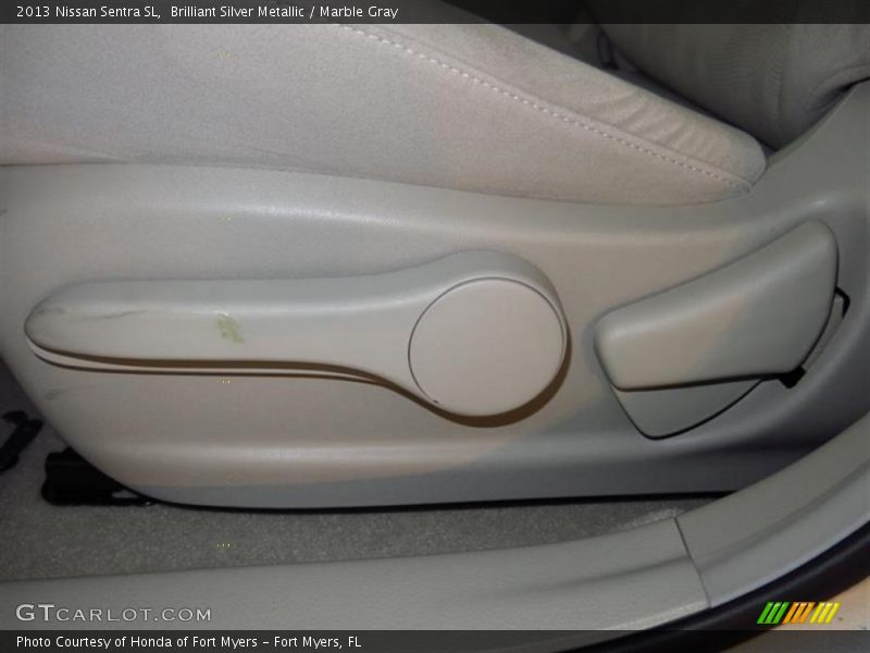 Brilliant Silver Metallic / Marble Gray 2013 Nissan Sentra SL