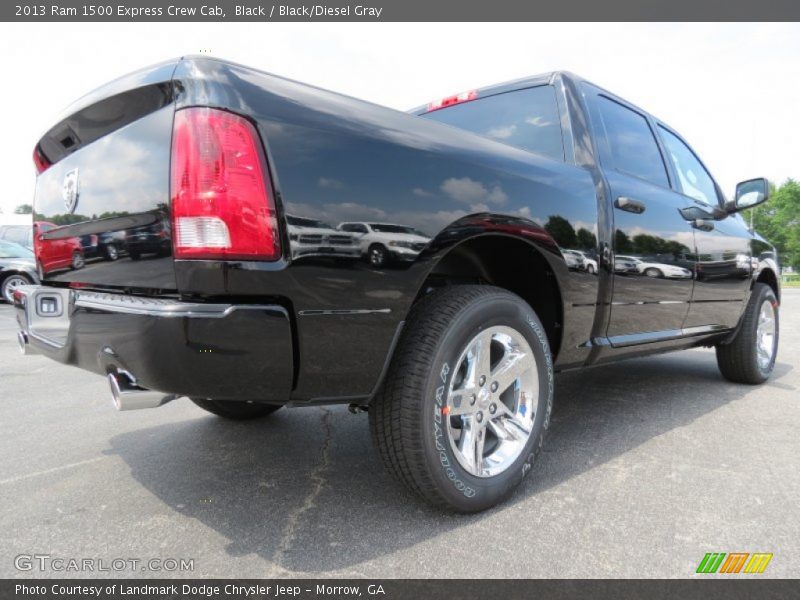 Black / Black/Diesel Gray 2013 Ram 1500 Express Crew Cab