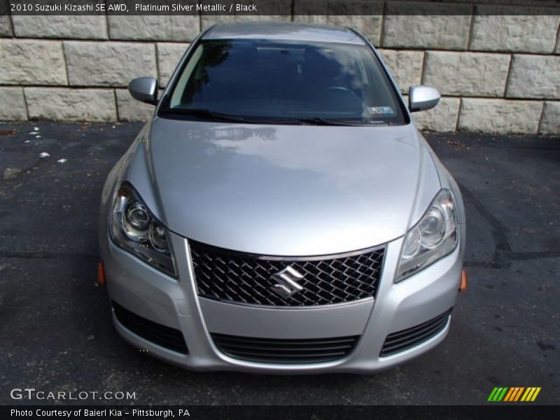 Platinum Silver Metallic / Black 2010 Suzuki Kizashi SE AWD