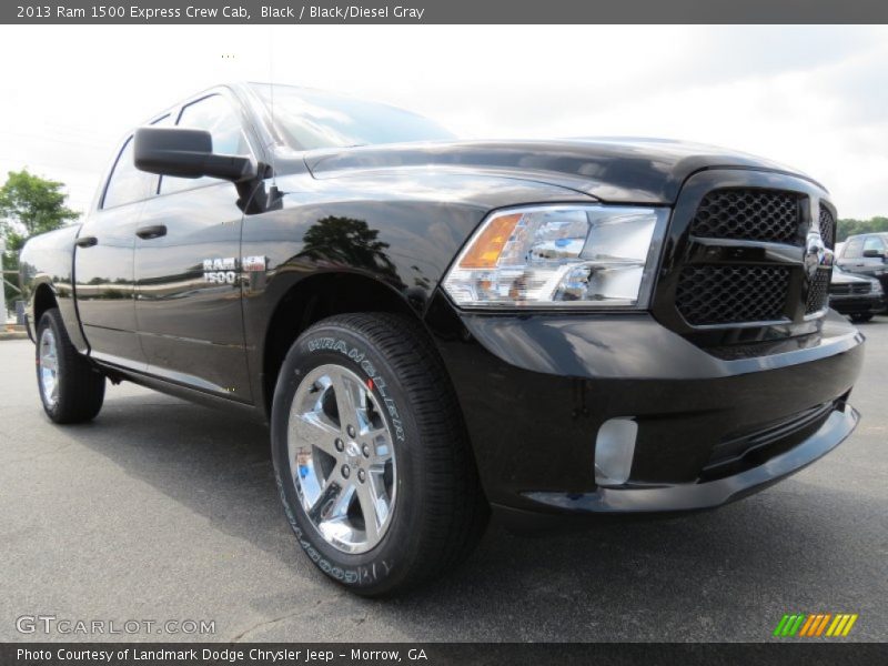 Black / Black/Diesel Gray 2013 Ram 1500 Express Crew Cab