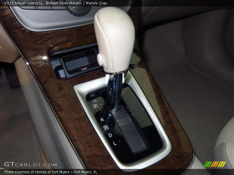 Brilliant Silver Metallic / Marble Gray 2013 Nissan Sentra SL