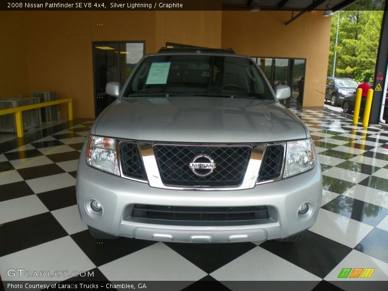 Silver Lightning / Graphite 2008 Nissan Pathfinder SE V8 4x4