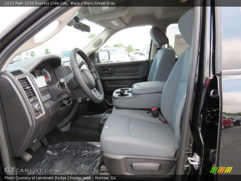 Black / Black/Diesel Gray 2013 Ram 1500 Express Crew Cab
