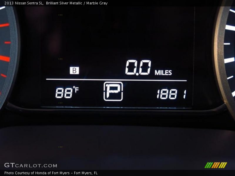 Brilliant Silver Metallic / Marble Gray 2013 Nissan Sentra SL