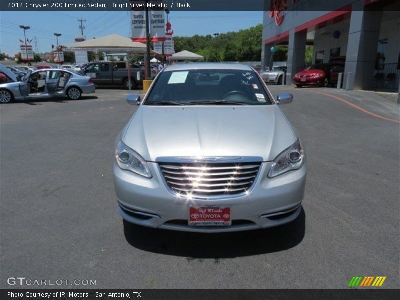 Bright Silver Metallic / Black 2012 Chrysler 200 Limited Sedan