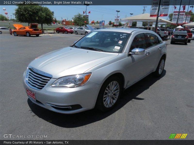 Bright Silver Metallic / Black 2012 Chrysler 200 Limited Sedan