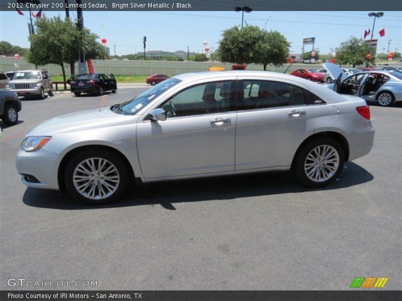 Bright Silver Metallic / Black 2012 Chrysler 200 Limited Sedan