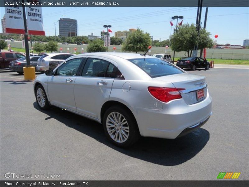 Bright Silver Metallic / Black 2012 Chrysler 200 Limited Sedan