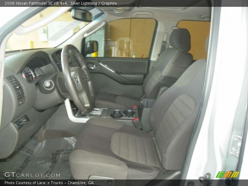 Silver Lightning / Graphite 2008 Nissan Pathfinder SE V8 4x4