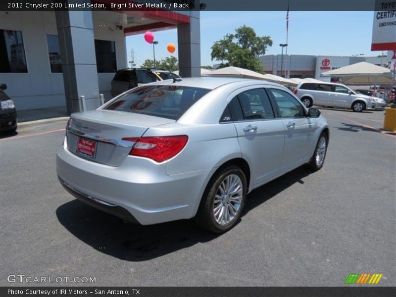 Bright Silver Metallic / Black 2012 Chrysler 200 Limited Sedan