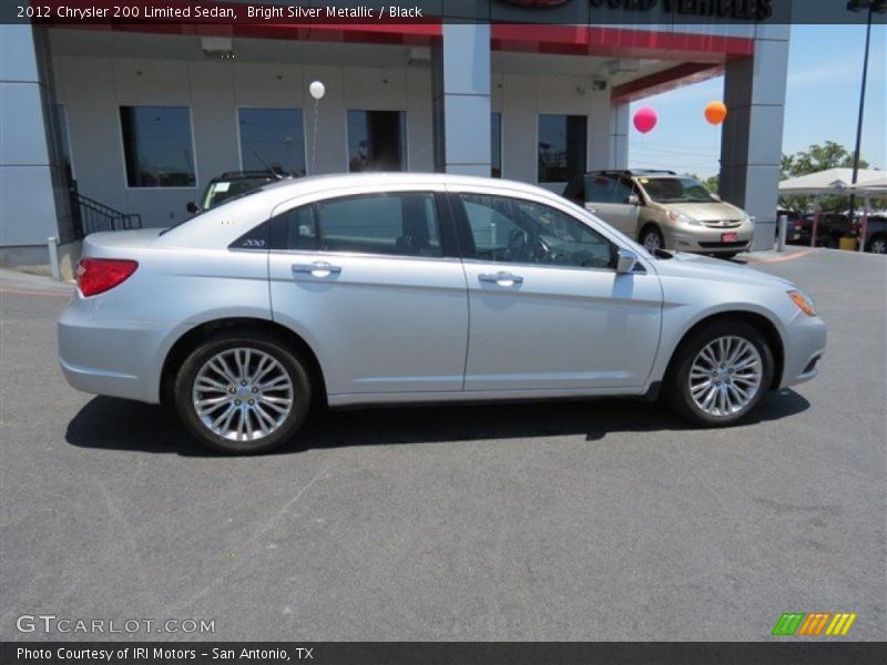 Bright Silver Metallic / Black 2012 Chrysler 200 Limited Sedan