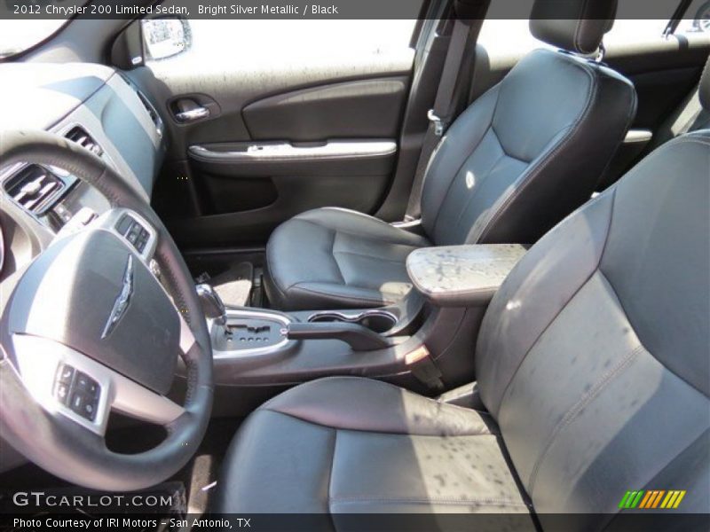 Bright Silver Metallic / Black 2012 Chrysler 200 Limited Sedan