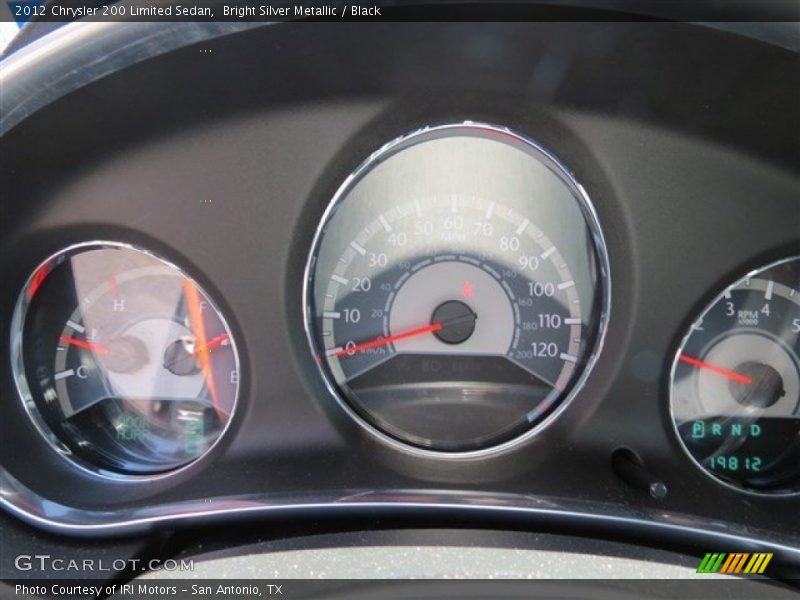 Bright Silver Metallic / Black 2012 Chrysler 200 Limited Sedan