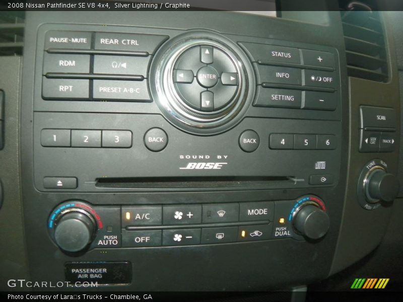 Silver Lightning / Graphite 2008 Nissan Pathfinder SE V8 4x4