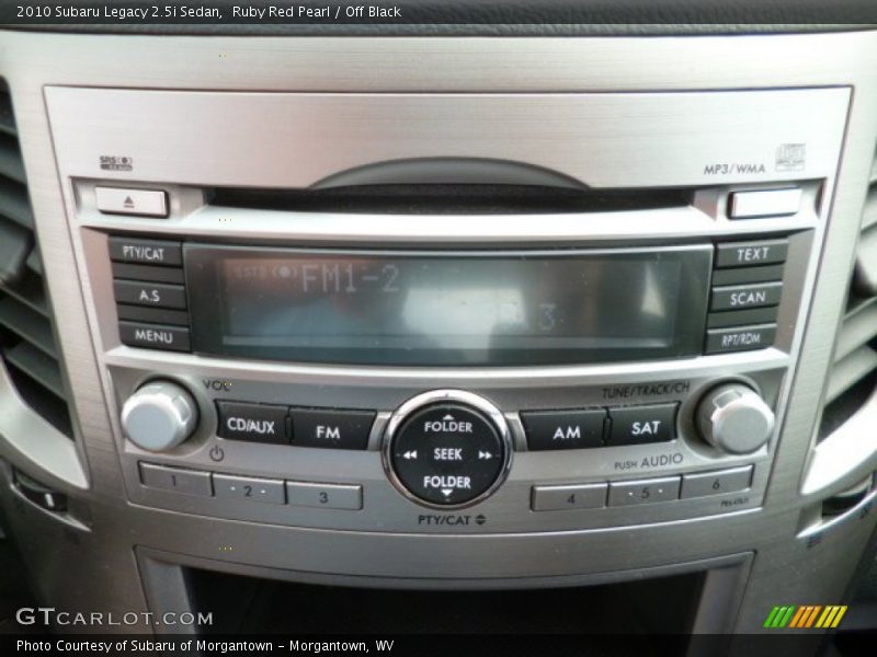 Ruby Red Pearl / Off Black 2010 Subaru Legacy 2.5i Sedan