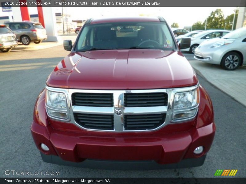 Inferno Red Crystal Pearl / Dark Slate Gray/Light Slate Gray 2010 Dodge Nitro SE 4x4