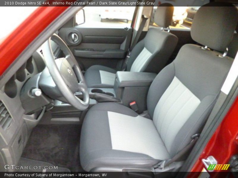 Inferno Red Crystal Pearl / Dark Slate Gray/Light Slate Gray 2010 Dodge Nitro SE 4x4