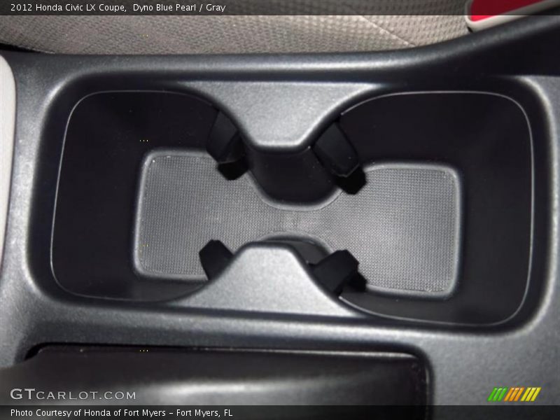 Dyno Blue Pearl / Gray 2012 Honda Civic LX Coupe