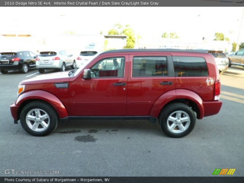 Inferno Red Crystal Pearl / Dark Slate Gray/Light Slate Gray 2010 Dodge Nitro SE 4x4