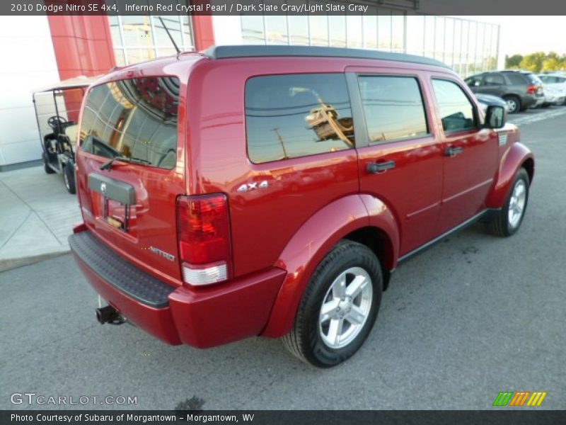 Inferno Red Crystal Pearl / Dark Slate Gray/Light Slate Gray 2010 Dodge Nitro SE 4x4