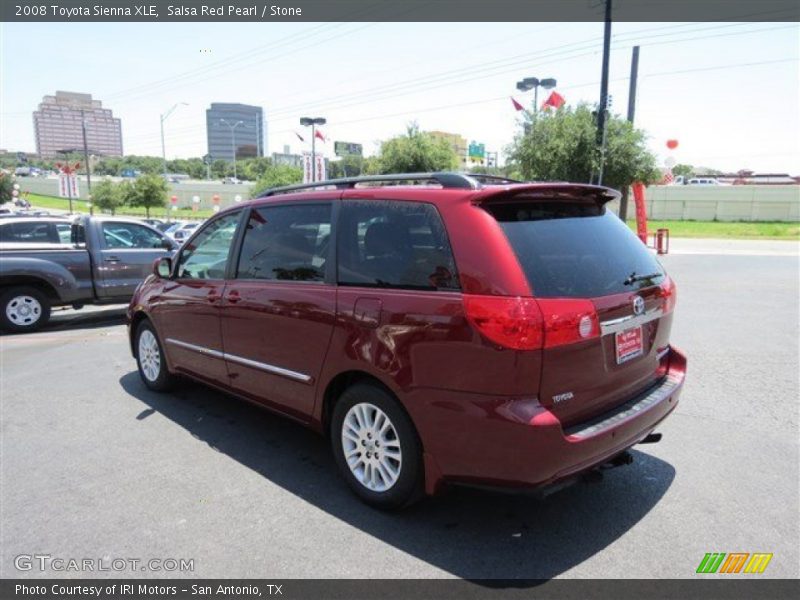 Salsa Red Pearl / Stone 2008 Toyota Sienna XLE