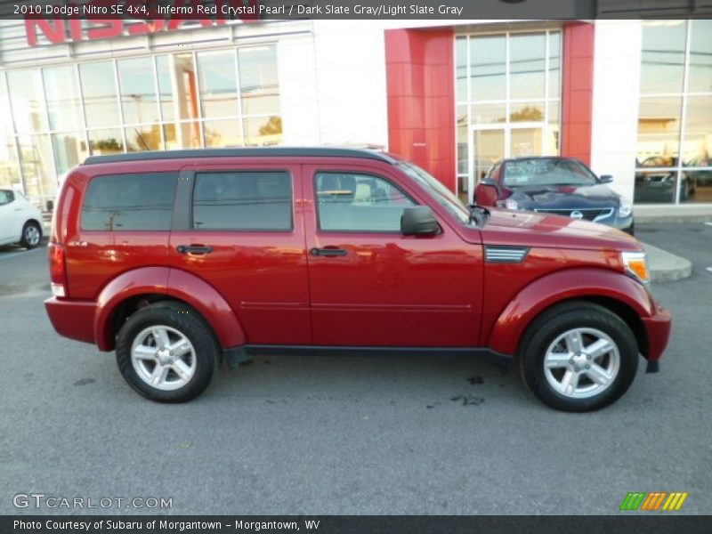Inferno Red Crystal Pearl / Dark Slate Gray/Light Slate Gray 2010 Dodge Nitro SE 4x4