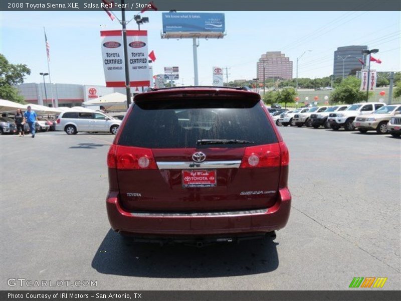 Salsa Red Pearl / Stone 2008 Toyota Sienna XLE