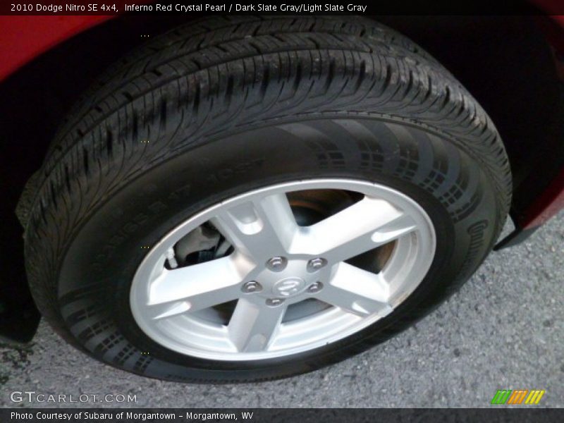 Inferno Red Crystal Pearl / Dark Slate Gray/Light Slate Gray 2010 Dodge Nitro SE 4x4