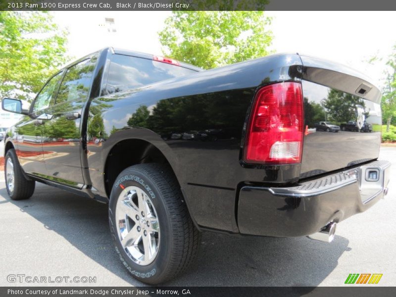 Black / Black/Diesel Gray 2013 Ram 1500 Express Crew Cab