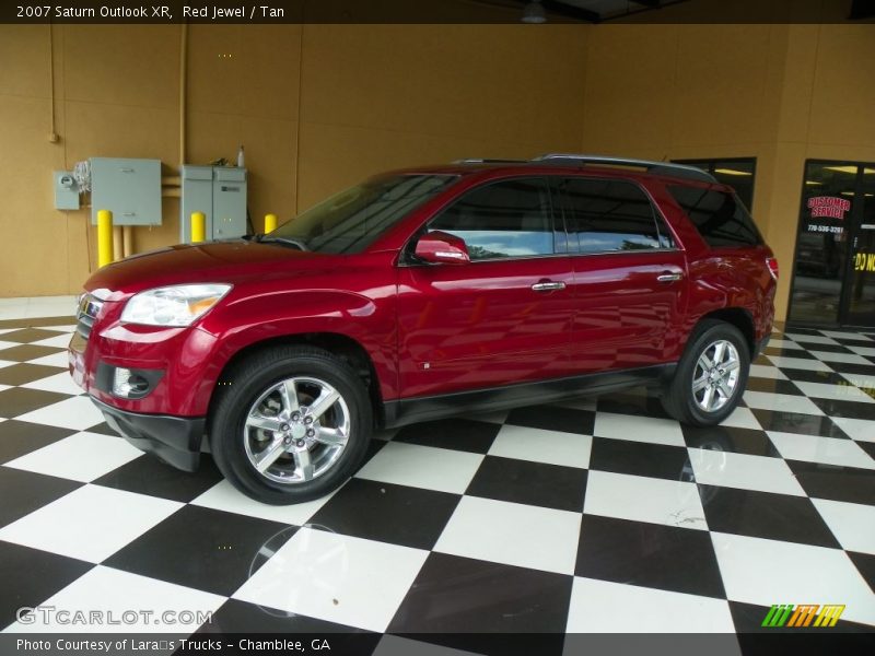 Red Jewel / Tan 2007 Saturn Outlook XR