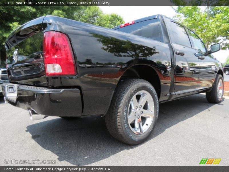 Black / Black/Diesel Gray 2013 Ram 1500 Express Crew Cab