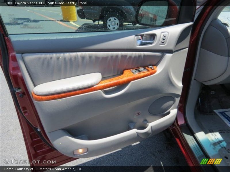 Salsa Red Pearl / Stone 2008 Toyota Sienna XLE