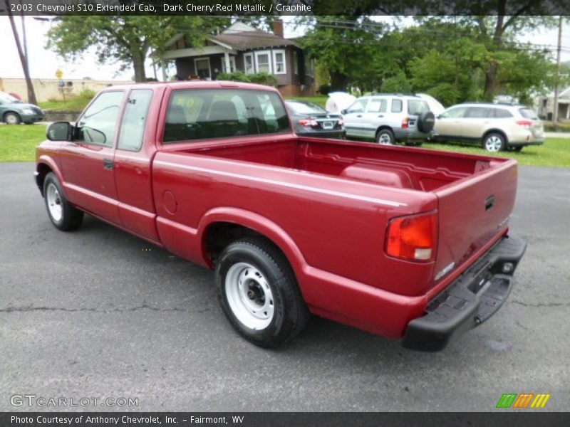  2003 S10 Extended Cab Dark Cherry Red Metallic