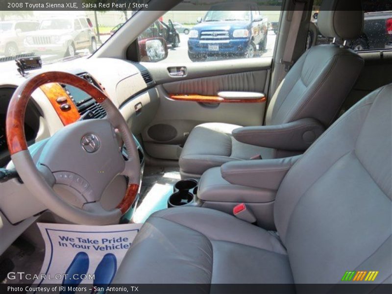 Salsa Red Pearl / Stone 2008 Toyota Sienna XLE