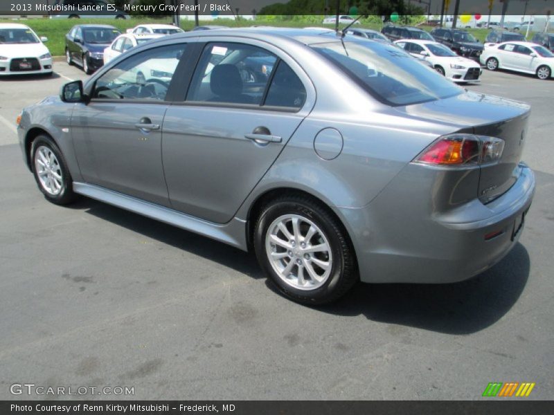 Mercury Gray Pearl / Black 2013 Mitsubishi Lancer ES