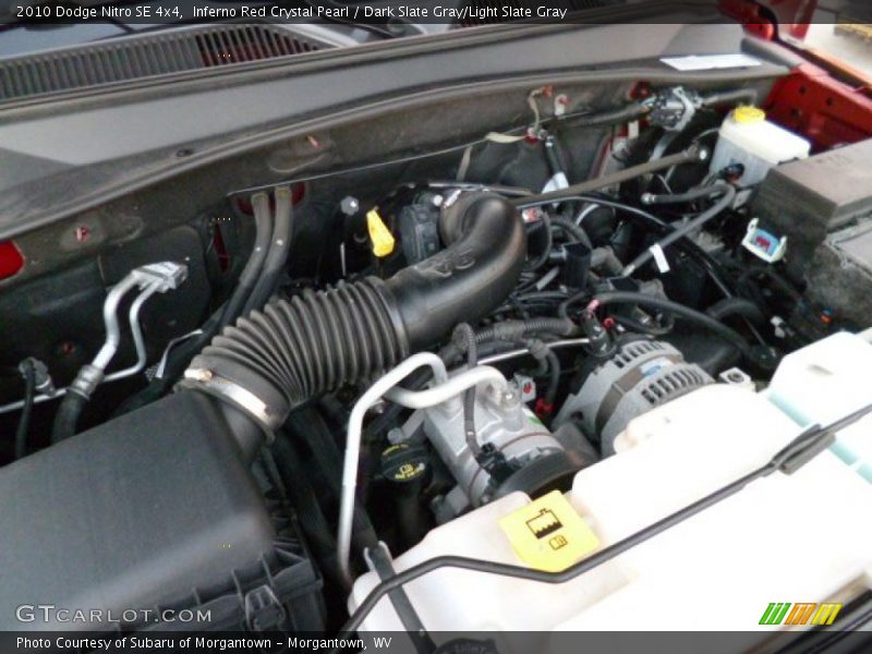 Inferno Red Crystal Pearl / Dark Slate Gray/Light Slate Gray 2010 Dodge Nitro SE 4x4
