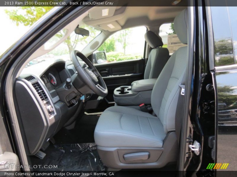 Black / Black/Diesel Gray 2013 Ram 1500 Express Crew Cab