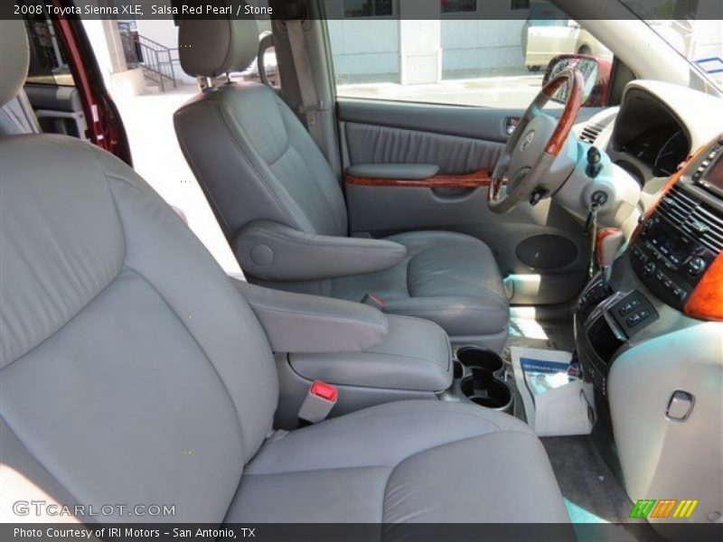 Salsa Red Pearl / Stone 2008 Toyota Sienna XLE