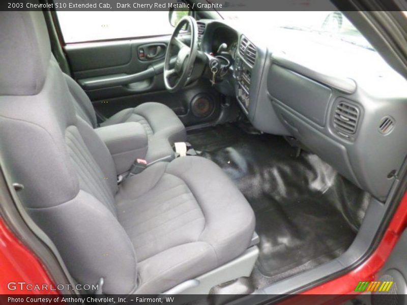  2003 S10 Extended Cab Graphite Interior