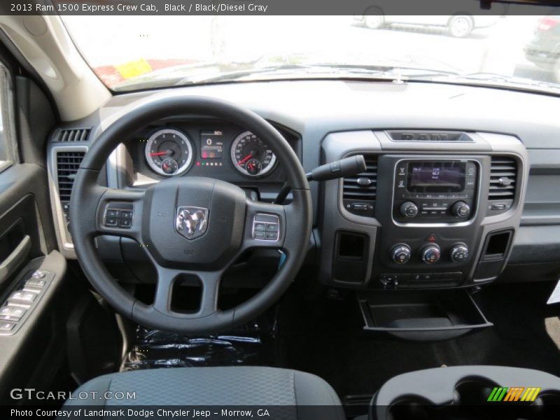 Black / Black/Diesel Gray 2013 Ram 1500 Express Crew Cab