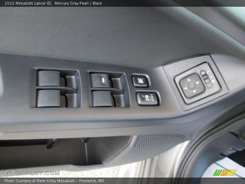 Mercury Gray Pearl / Black 2013 Mitsubishi Lancer ES