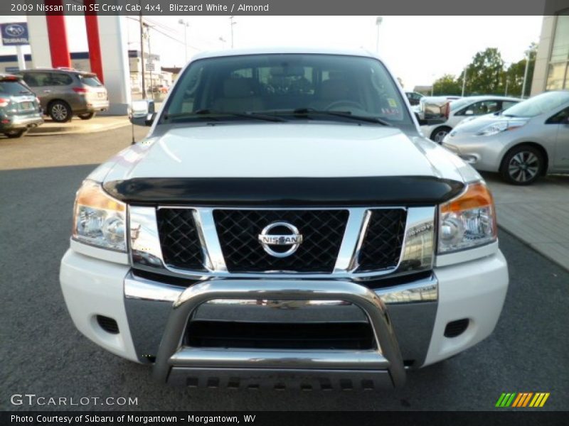 Blizzard White / Almond 2009 Nissan Titan SE Crew Cab 4x4