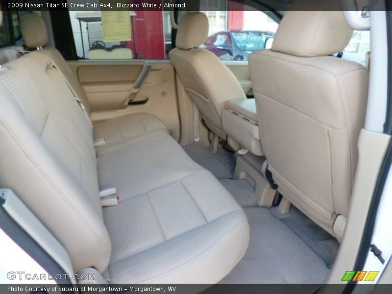 Blizzard White / Almond 2009 Nissan Titan SE Crew Cab 4x4