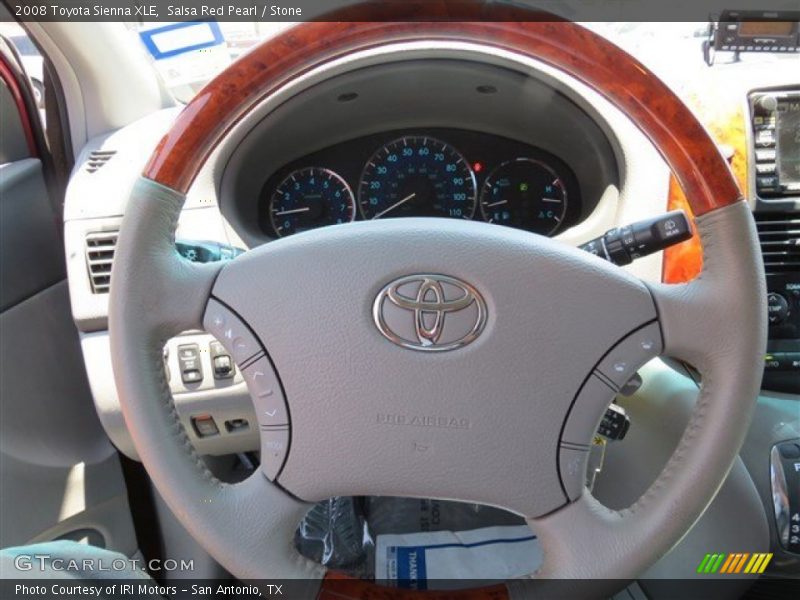 Salsa Red Pearl / Stone 2008 Toyota Sienna XLE