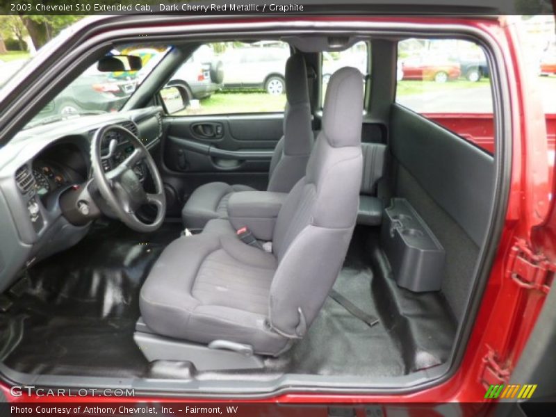  2003 S10 Extended Cab Graphite Interior