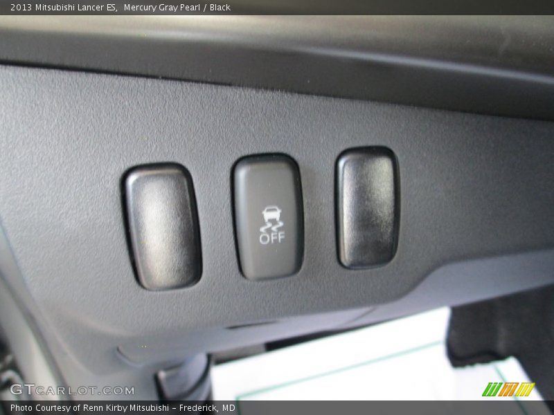 Mercury Gray Pearl / Black 2013 Mitsubishi Lancer ES