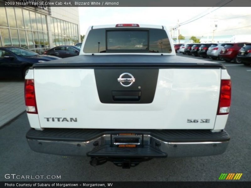 Blizzard White / Almond 2009 Nissan Titan SE Crew Cab 4x4