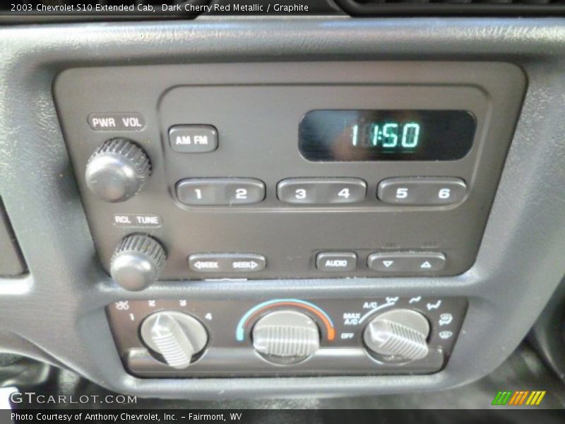 Audio System of 2003 S10 Extended Cab